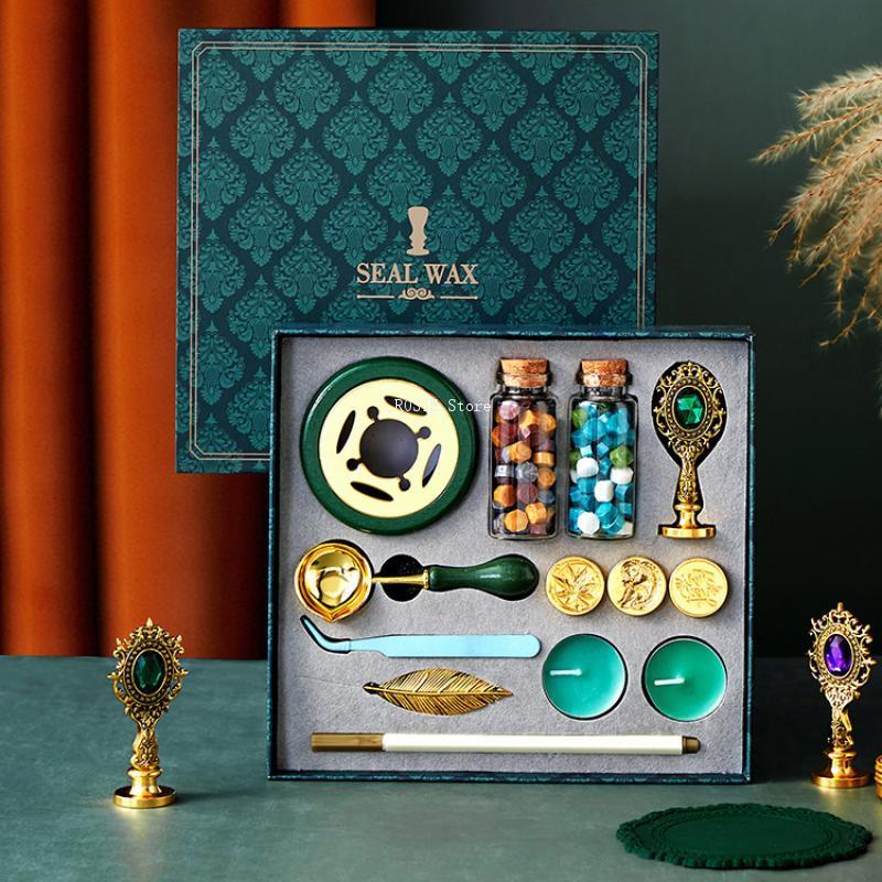 Set di timbri per sigillo di c - Wax Seal Stamp Set recensione e prezzo