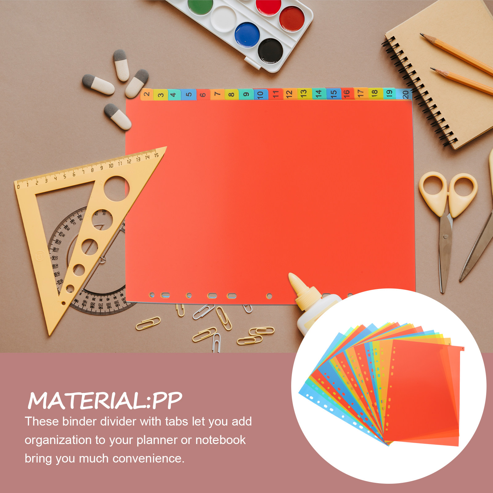 20 Fogli Divisori in Plastica  - Tab Divider A4 recensione e prezzo